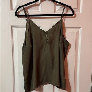 Olive Green Women's Camisole Top